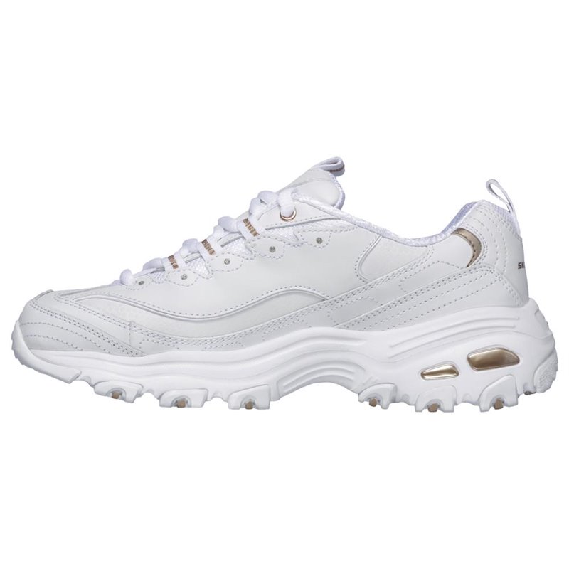 skechers d lites mujer blancas