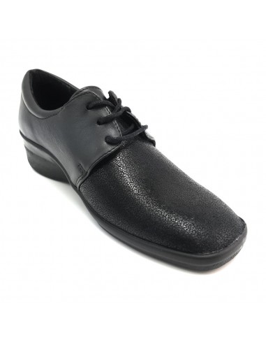 ELEGANTE-28 PIEL-LICRA NEGRO