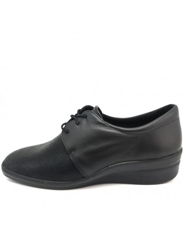 ELEGANTE-28 PIEL-LICRA NEGRO