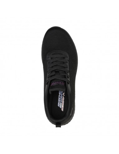 DEPORTIVA MUJER SKECHERS BOBS SQUAD CHAOS FACE OFF NEGRA