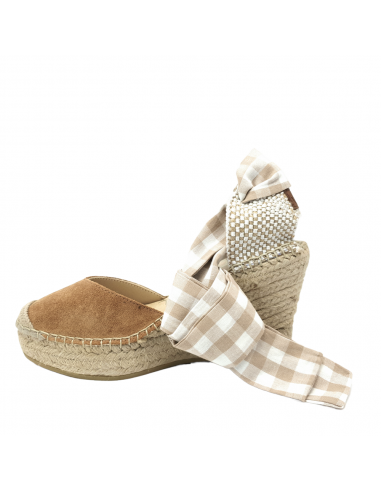 ALPARGATA NUBUCK CUERO