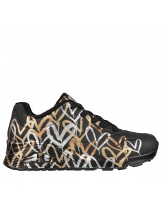UNO AIR METALLIC LOVE NEGRA