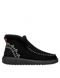 DENNY WOOL FAUX SHEARLING...