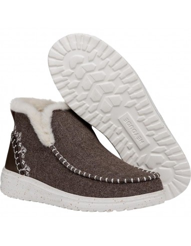 DENNY WOOL FAUX SHEALING MARRON