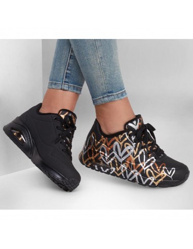UNO AIR METALLIC LOVE NEGRA
