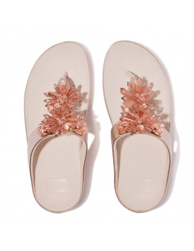 RUMBA STARBURST-BEAD TOE POST NUDE