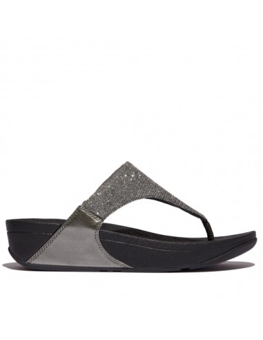 LULU SHIMMERLUX TOE-POST PEWTER