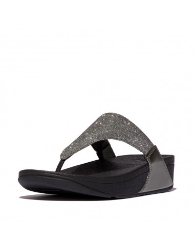 LULU SHIMMERLUX TOE-POST PEWTER