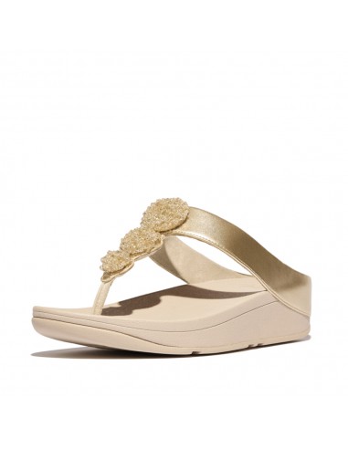 FINO BEADIE-BUTTON TOE POST PLATINO