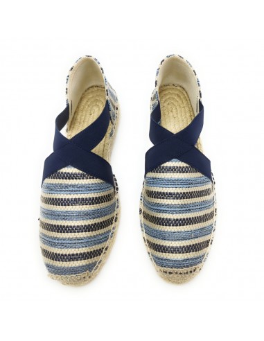 300 SANDALIA YUTE RAFIA AZUL