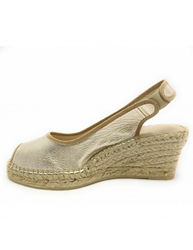 256 SANDALIA YUTE PIEL PLATINO