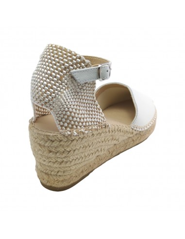 541 SANDALIA YUTE PIIEL BLANCA