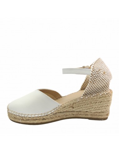 541 SANDALIA YUTE PIIEL BLANCA