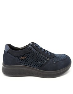 819 NUBUCK-LICRA-AZUL